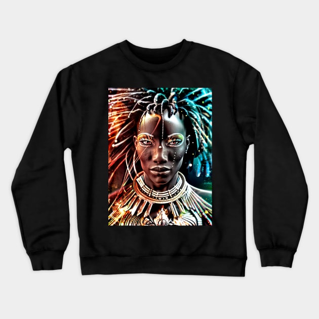 Queen Dihya Crewneck Sweatshirt by WarriorQueens